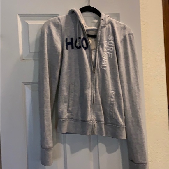 Hollister Jackets & Blazers - Hollister zip up hoodie sweatshirt Surf Malibu
